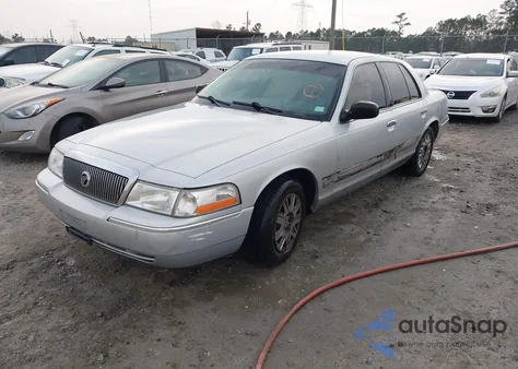 2003 Mercury Grand Marquis Gs from USA, damaged, VIN 2MEFM74W43X601647